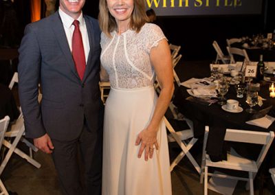 Michelle Millman and Matt Lorch at the Surviving with style fundraiser